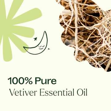 Plant Therapy Vetiver Essential Oil 100% Pure, Undiluted, Natural Aromatherapy, Therapeutic Grade 10 mL (1/3 oz)