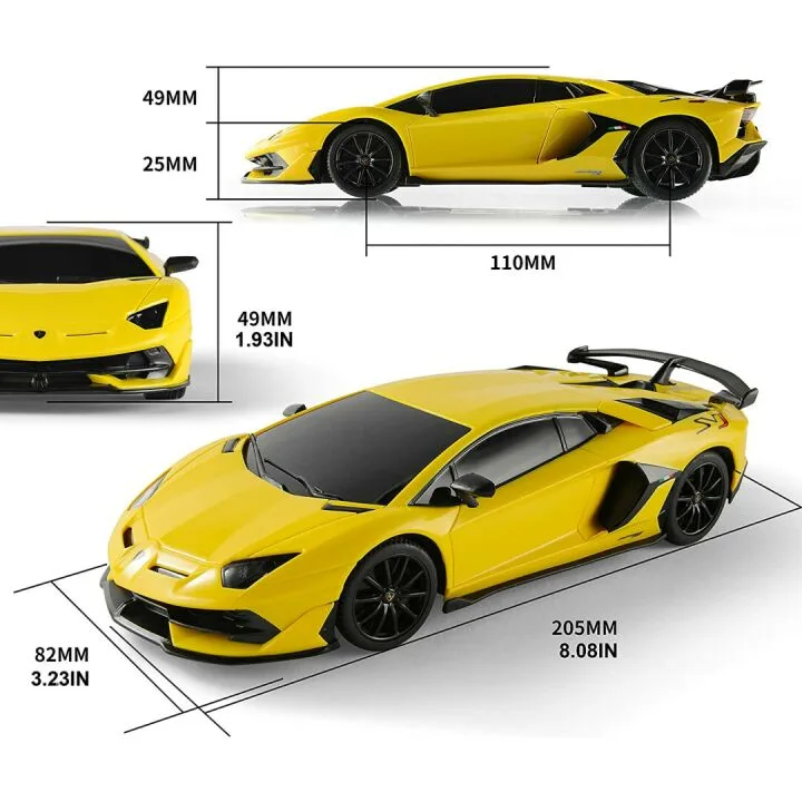 BEZGAR 1:24 Scale Lambo Remote Control Car