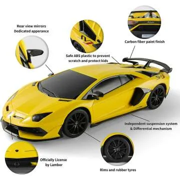 BEZGAR 1:24 Scale Lambo Remote Control Car