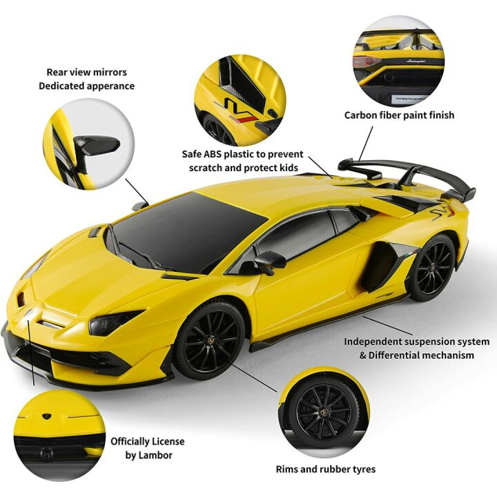 BEZGAR 1:24 Scale Lambo Remote Control Car