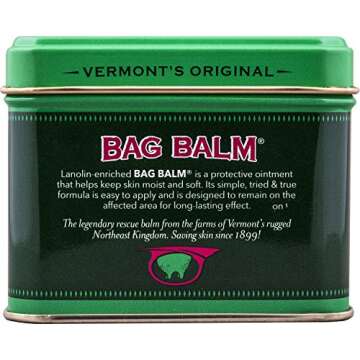 Vermont's Original Bag Balm for Dry Chapped Skin Conditions 8 Ounce Tin