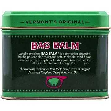 Vermont's Original Bag Balm for Dry Chapped Skin Conditions 8 Ounce Tin