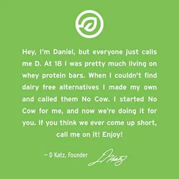 No Cow Protein Bars, Assorted Flavors, 8.48 Ounce, Plant Based, Vegan, Low Sugar, High Fiber, Gluten Free, GMO Free, Soy Free, No Whey, Stevia Sweetened, 12 Bars