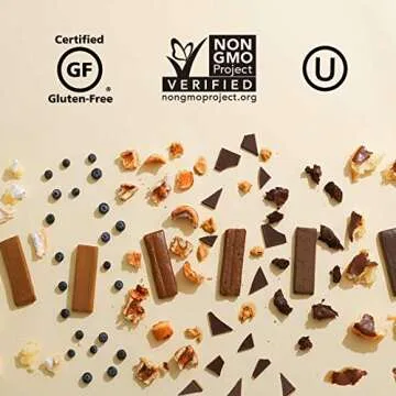 No Cow Protein Bars, Assorted Flavors, 8.48 Ounce, Plant Based, Vegan, Low Sugar, High Fiber, Gluten Free, GMO Free, Soy Free, No Whey, Stevia Sweetened, 12 Bars