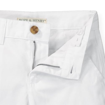 Hope & Henry Boys' Stylish Organic Cotton Chino Shorts