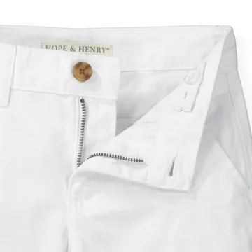Hope & Henry Boys' Stylish Organic Cotton Chino Shorts