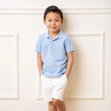 Hope & Henry Boys' Stylish Organic Cotton Chino Shorts