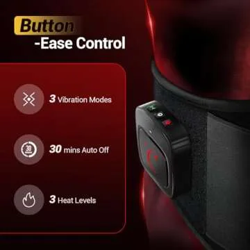 Comfytemp Cordless Heating Pad with Massager for Pain Relief