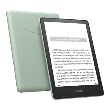 Amazon Kindle Paperwhite Signature Edition 32GB – Immersive E-Reader with Wireless Charging and Au...