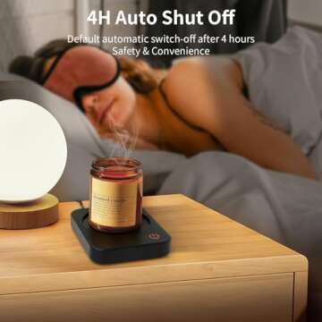 ANBANGLIN Coffee Mug Warmer, Smart Cup Warmer for Desk, 3 Temperature Control & Auto Shut Off, Elect...