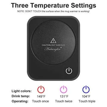 Smart ANBANGLIN Coffee Mug Warmer with Auto Shut Off