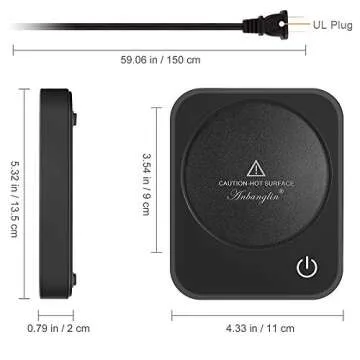 Smart ANBANGLIN Coffee Mug Warmer with Auto Shut Off