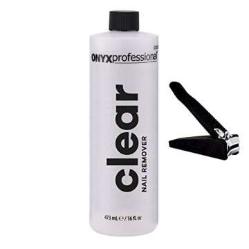 Onyx Professional Nail Clipper Kit - Real Pure Acetone