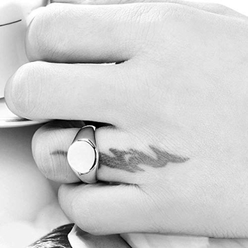 Jude Jewelers Stainless Steel Signet Ring Perfect for All Occasions