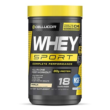 Cellucor Whey Sport Protein Powder Vanilla for Recovery