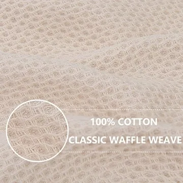 Cotton Waffle Weave Kitchen Dish Cloths, 6-Pack