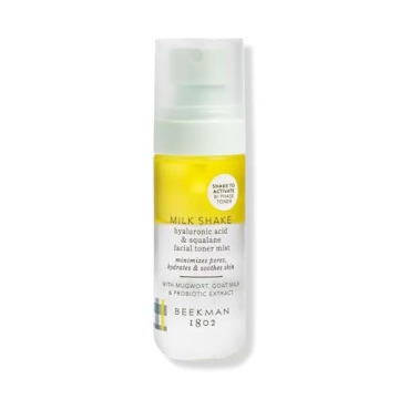 Beekman 1802 Milk Shake Hydrating Face Mist - Hyaluronic Acid & Squalane Facial Mist Minimizes Pores...