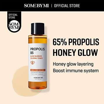 SOME BY MI Propolis B5 Glow Barrier Calming Toner - 5.07Oz, 150ml - For Glass Skin - Skin Brightenin...