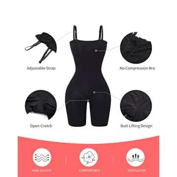 JOYSHAPER Seamless Bodysuit for Women - Butt Lift & Tummy Control