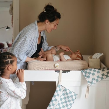 Soft Muslin Changing Pad Cover for Babies - Mushie