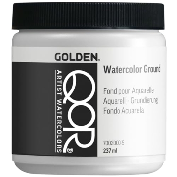 QoR Watercolor Ground by GOLDEN, 8 oz. Jar for Artists