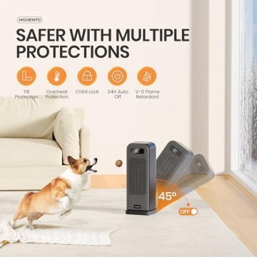 Portable Smart Space Heater with Wi-Fi & Voice Control