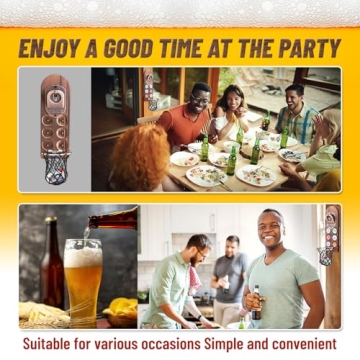 Wall Mounted Magnetic Bottle Opener for Beer Lovers