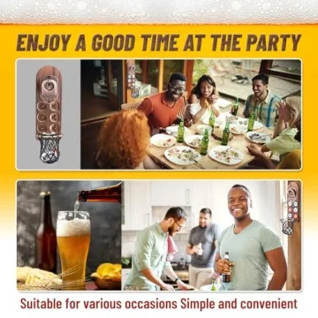 Wall Mounted Magnetic Bottle Opener for Beer Lovers