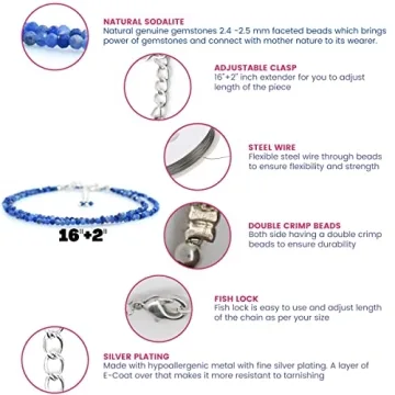 Elegant Gempire Sodalite Choker Necklace for Every Occasion