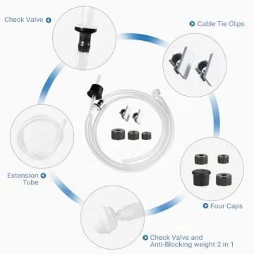 Sink Soap Dispenser Tube Kit with Anti-Leak Design for Easy Use