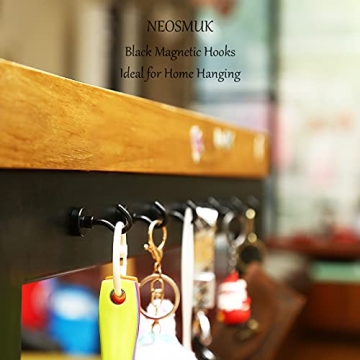 Neosmuk Magnetic Hooks: 30lb Heavy Duty for Home & Cruise