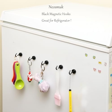 Neosmuk Magnetic Hooks: 30lb Heavy Duty for Home & Cruise