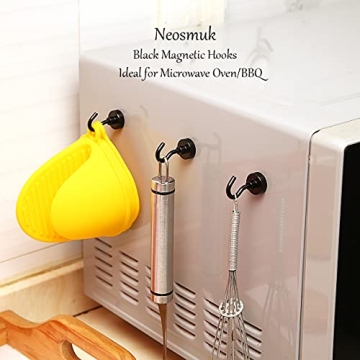 Neosmuk Magnetic Hooks: 30lb Heavy Duty for Home & Cruise