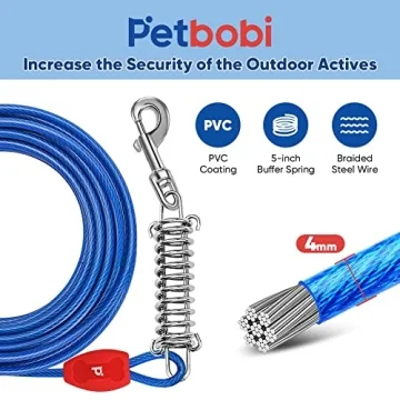 Petbobi Dog Tie-Out Gear for Outdoor Fun