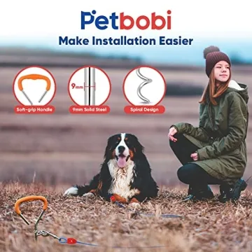 Petbobi Dog Tie-Out Gear for Outdoor Fun