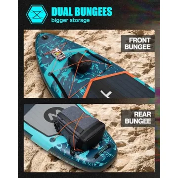 MYBOAT Extra Wide Inflatable Paddle Board for Fishing & Fun