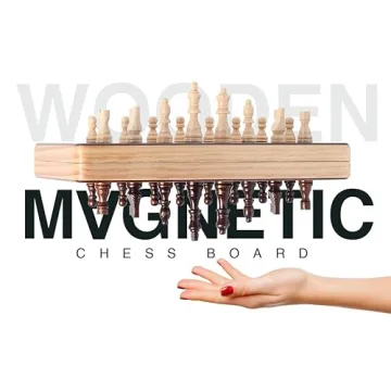 Chess Armory 15 Inch Magnetic Wooden Chess Set for All
