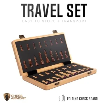Chess Armory 15 Inch Magnetic Wooden Chess Set for All