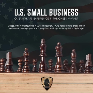 Chess Armory 15 Inch Magnetic Wooden Chess Set for All