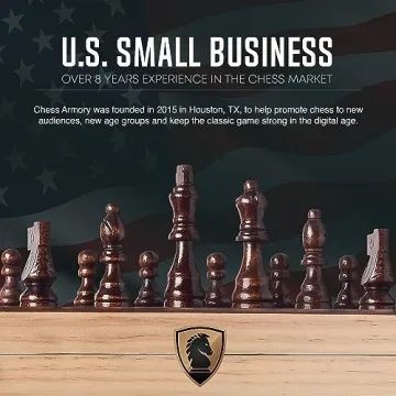 Chess Armory 15 Inch Magnetic Wooden Chess Set for All