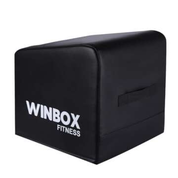 WINBOX Hip Thrust Machine, Workout Box for Hip Thrust, Core & Ab Strength Training, Glute Workout Equipment for Home and Gym - Medium Size