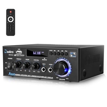 Daakro AK45 300W Bluetooth Audio Amplifier System