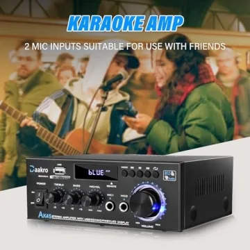 Daakro AK45 300W Bluetooth Audio Amplifier System