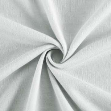 TILLYOU Bassinet Fitted Sheets - Universal Fit Sheets 2-Pack