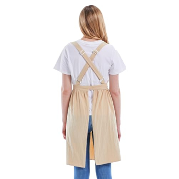 Nanxson Cotton Linen Apron for Cooking and More
