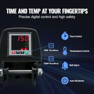 VEVOR 15x15in Heat Press Machine for Sublimation Printing