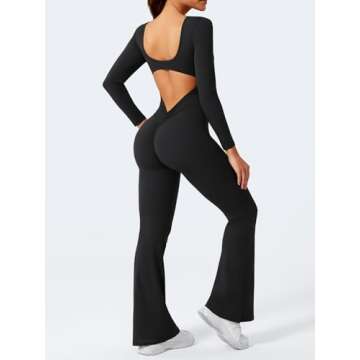 Stylish YEOREO Wide Leg Jumpsuit for Women - Flare & Backless