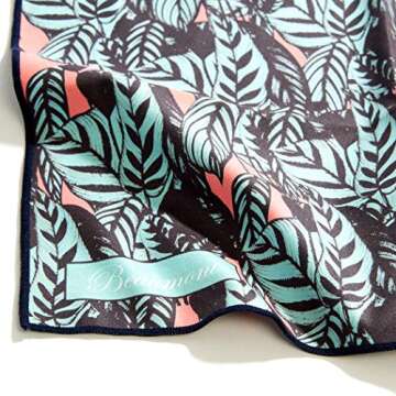 Beaumont Tropical Leaves Musical Cleaning Cloth 40x30cm
