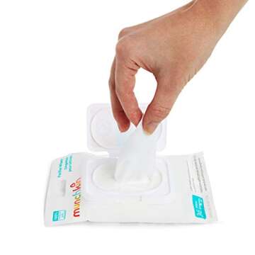 Munchkin® Arm & Hammer Pacifier Wipes 2 Pack 72 Wipes & 1 Pack 36 Wipes - Safely Clean Baby Bottles, Cups, Toys