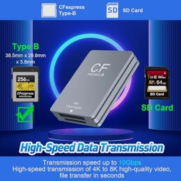 CFexpress Type B Card Reader USB 3.2 Gen 2 10Gbps
